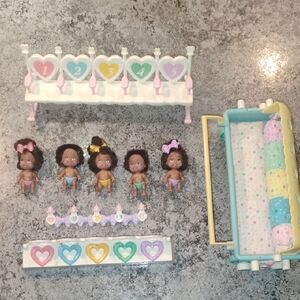 Adorable Heart-Themed Baby Doll Set with Accessories